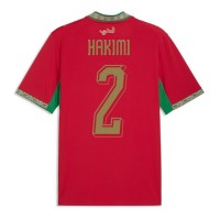 Stroje piłkarskie Maroko Achraf Hakimi #2 Koszulka Podstawowej MŚ 2026 Krótki Rękaw